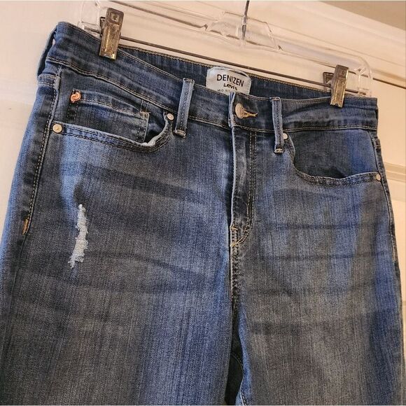 Denizen Levi's mid rise destructed style skinny jeans 10S - Picture 2 of 5